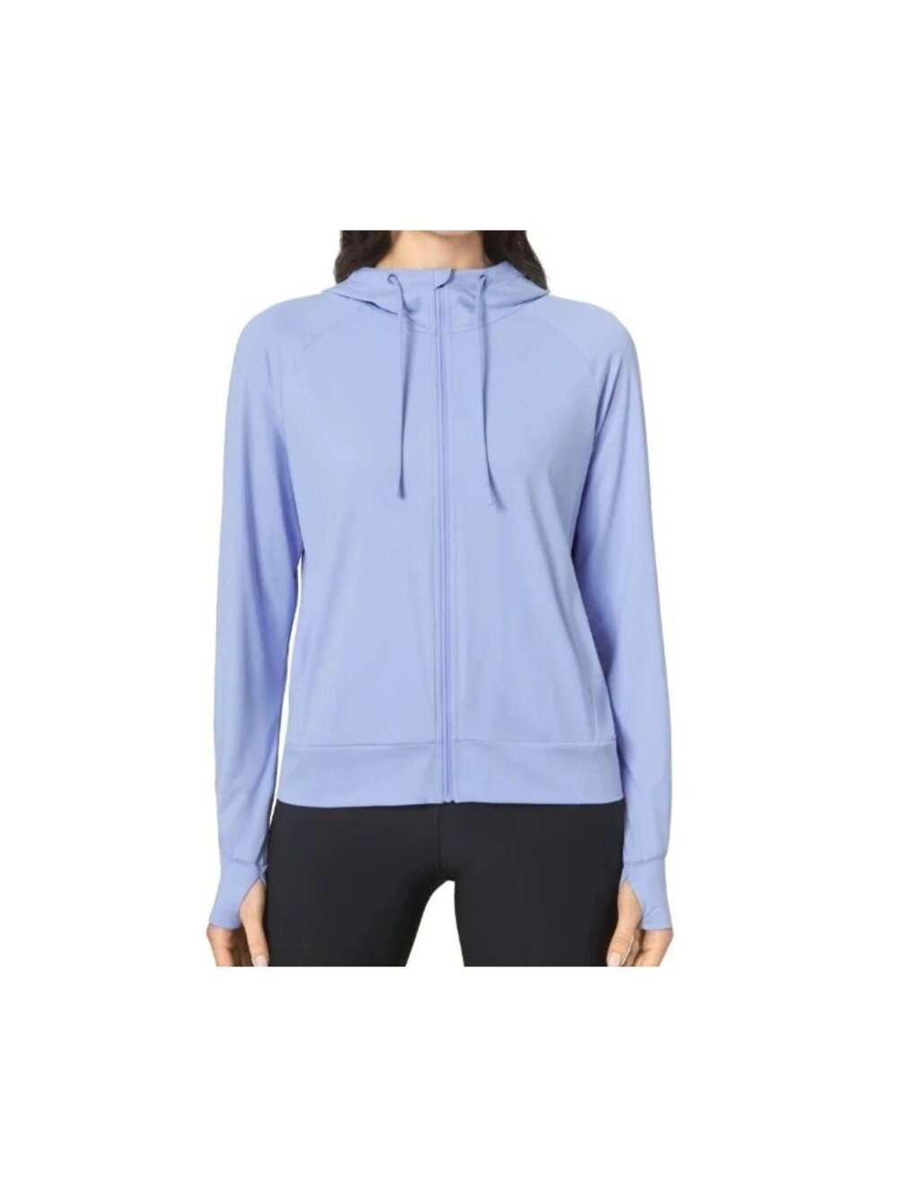 NWT Mondetta Women's XS Lightweight Full Zip Hoodie Lavender Active Jacket